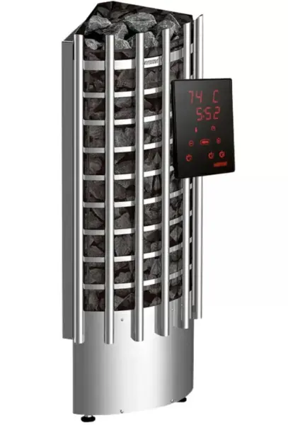 Электрическая печь Harvia Glow Corner TRC90XE, угловая, с пультом в комплекте в интернет-магазине WellMart24.com