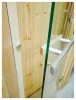 Дверь DoorWood  для бани серии Эталон, 70х190см, стекло сатин, коробка осина, петли 3шт
