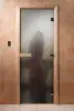 Дверь для сауны DoorWood с фотопечатью А12, 700мм х 1900мм, без порога, коробка ольха