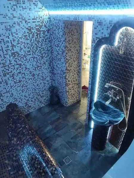 Кувшин для выхода пара с узором МС 05, мраморный 