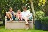 Скамья-сундук Keter Eden garden bench, beige 265L