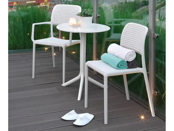 Стул пластиковый Nardi Bora Bianco, white