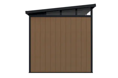 Сарай из древесно-полимерного композита Defender 9x7' ft, 5.95 кв.м.