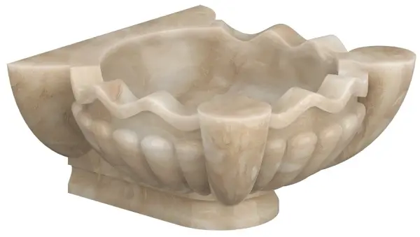 Курна мраморная КМ59 (500х500х250) вес 67 кг