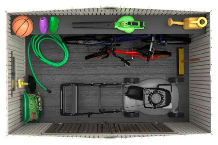 Сарай пластиковый LifeTime, размер 243,84 x 152,40 см, 6406