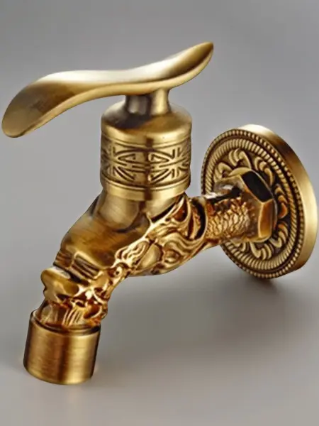 Кран латунный для хамама, цвет бронза, 21974/1