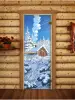 Дверь для сауны DoorWood с фотопечатью Русская баня 05, 700мм х 1900мм, без порога, коробка хвоя