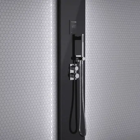 Пародушевая кабина Tylo Steam Vista Double Corner Chrome 900 x 1300 мм., (табурет и полка), 96076520