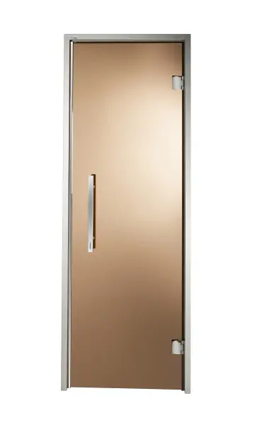 Дверь для турецкой парной GRANDIS GS 7x19 (680мм х 1890мм), стекло бронза