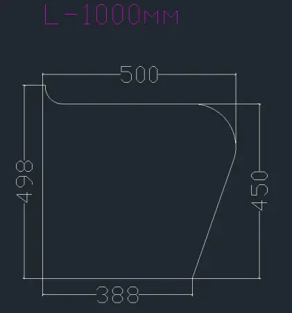 Скамья для хамама Тип-2  450х500x1000мм