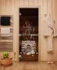 Дверь для бани DoorWood Банька, бронза, серия Эталон, 700 х 1900 мм, без порога, коробка осина