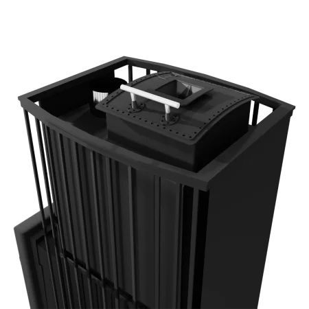 Дровяная печь VVD из чугуна Сударушка Руса-Семейная