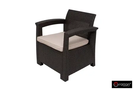 Комплект садовой мебели B:Rattan Comfort 5, венге