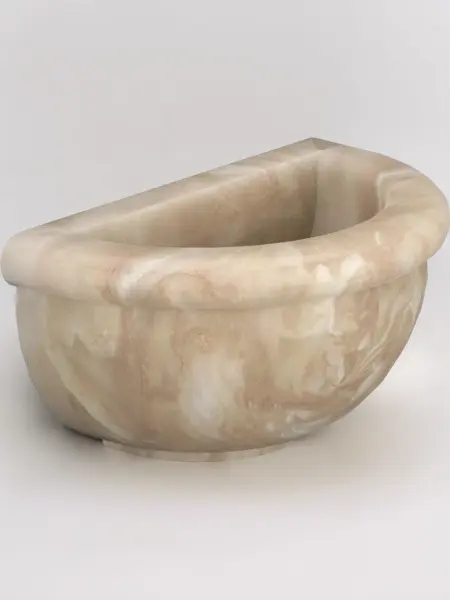 Курна мраморная КМ62 (400х250х200) вес 20 кг