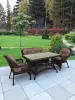 Комплект садовой мебели из искусственного ротанга T130Br/LV520BB-Brown/Beige