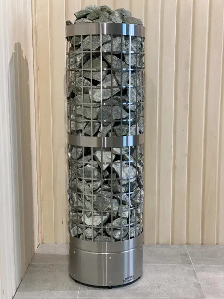 Электрическая печь для сауны и бани Цилиндр 15 кВт, без пульта в интернет-магазине WellMart24.com