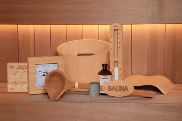 Подарочный набор аксессуаров Sawo Signature Cedar SET-SIG-D
