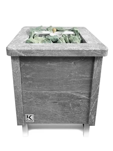 Электрическая печь Karina Quadro 12 кВт, талькохлорит, без пульта в интернет-магазине WellMart24.com