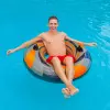 Надувной круг 122см "Водоворот" с ручками, от 9 лет, 56277