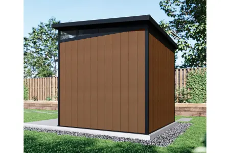 Сарай из древесно-полимерного композита Defender 7x7' ft, 4.24 кв.м.