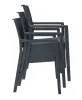 Кресло пластиковое Siesta Ibiza, dark grey