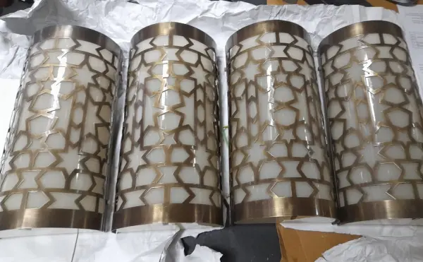 Светильник для хамама WY-112-30, латунь