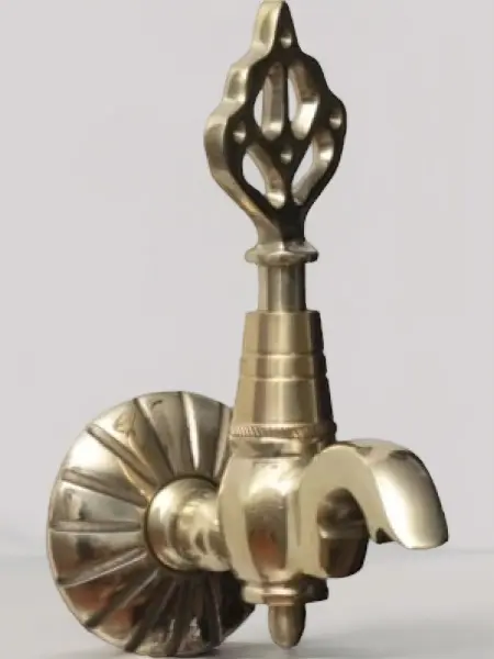 Кран латунный для хамама, цвет бронза, 09А