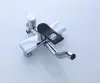 Комплект для душа из латуни Element, цвет хром/черный матовый, EL77CB