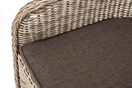 Комплект садовой мебели из искусственного ротанга 4SiS Эспрессо–80 R (стол и 2 кресла), бежевый цвет