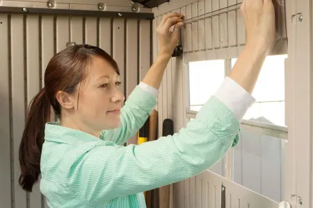 Сарай пластиковый LifeTime, размер 209 x 206 см, 60190