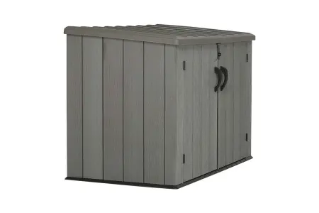 Пластиковый шкаф для улицы LifeTime Wood Look 2100L, 60212