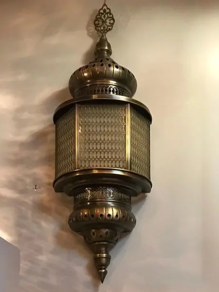 Светильник для хамама W-140SM, латунь