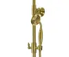 Комплект для душа из латуни Tiffany, цвет бронза, 1919BR