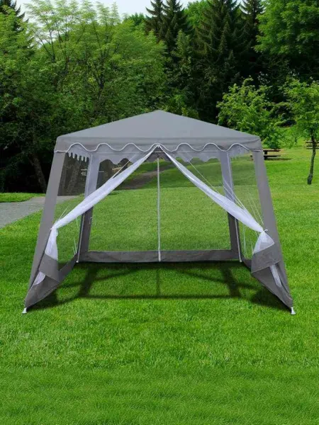 Садовый шатер AFM-1036NB Grey 3x3/2.4x2.4