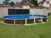 Морозоустойчивый бассейн Azuro овальный 730х370x120см, чаша 0,325мм, 405DL Premium 