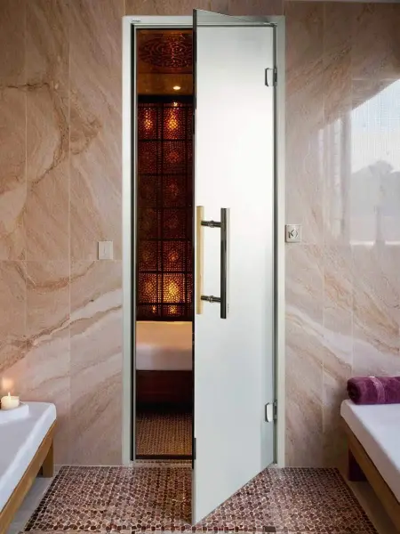 Дверь для турецкой парной GRANDIS GS 9x20 (880мм х 1990мм), стекло прозрачное