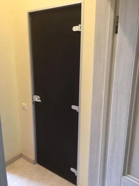 Дверь стеклянная межкомнатная MaybahGlass Classic-1 CC06, 700х2000, серое матовое