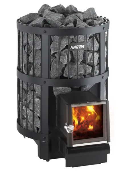 Печь для бани на дровах Harvia Legend 150 SL, WK150LDSL, диаметр дымохода 115 мм