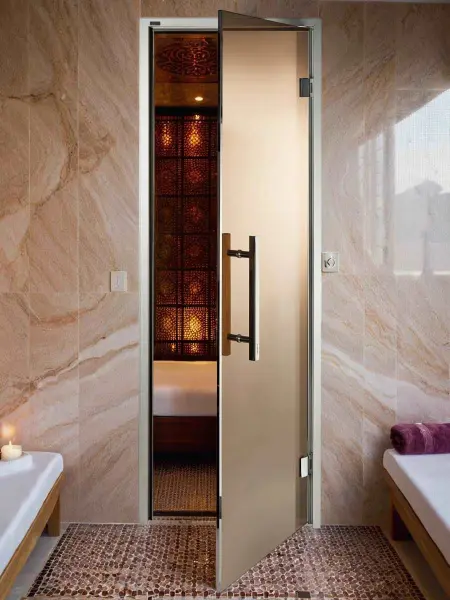 Дверь для турецкой парной GRANDIS GS 7x21 (680мм х 2090мм), стекло бронза