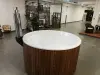 Купель с подогревом (Фурако) композитная круглая PolarSpa KFE220D D=2,2 H=1,1 (дуб натуральный)