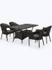 Комплект садовой мебели из искусственного ротанга T198A/Y79A-W53 Brown 4Pcs
