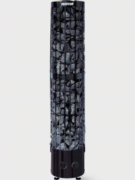 Электрическая печь Harvia Cilindro PC66 Black Steel со встроенным пультом в интернет-магазине WellMart24.com