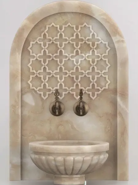 Арка мраморная АМ 23 (1150х700х50)