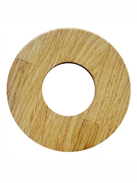 Светодиодный точечный светильник Steam & Water, d=42mm, цвет алюминий, дубовая накладна