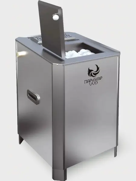 Электрическая печь для бани VVD ПАРиЖАР 4,25 кВт с парогенератором, без пульта в интернет-магазине WellMart24.com