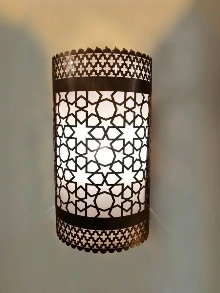 Светильник для хамама W-57, латунь