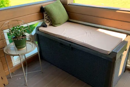 Садовый ящик-сундук пластиковый Toomax Santorini Plus 560L, T157