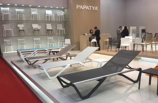 Уличный шезлонг алюминиевый Papatya Wave, antracite, 191 х 71 x 30 см.