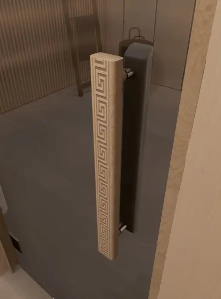 Дверь для сауны DoorWood Favorit, 700мм х 1900мм, без порога, бронза матовая