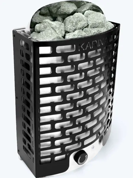 Электрическая печь для сауны Karina Optima 3 кВт, со встроенным управлением в интернет-магазине WellMart24.com